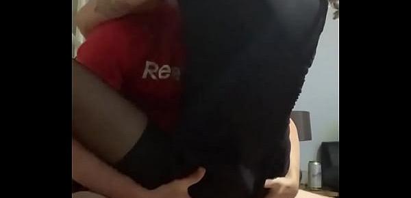  Tongue kissing milf
